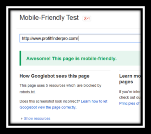 Google Mobile-Friendly Test